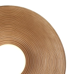 Lampa ścienna ILUSIONI 26 cm - okrągły kinkiet beżowy - zdjęcie produktu
