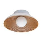 Lampa ścienna ILUSIONI 26 cm - okrągły kinkiet beżowy - zdjęcie produktu