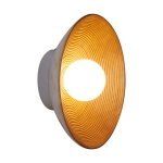 Lampa ścienna ILUSIONI 26 cm - okrągły kinkiet beżowy - zdjęcie produktu