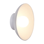 Lampa ścienna ILUSIONI 26 cm - okrągły kinkiet biały - zdjęcie produktu
