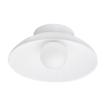 Lampa ścienna ILUSIONI 26 cm - okrągły kinkiet biały - zdjęcie produktu