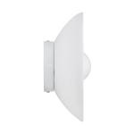 Lampa ścienna ILUSIONI 26 cm - okrągły kinkiet biały - zdjęcie produktu