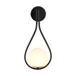 Lampa ścienna DROP 45 cm czarna - zdjęcie produktu