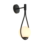 Lampa ścienna DROP 45 cm czarna - zdjęcie produktu