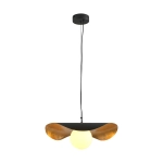 Lampa wisząca ENZO 40 cm - czarno złota - zdjęcie produktu