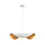 Lampa wisząca ENZO 40 cm - biało złota - zdjęcie produktu