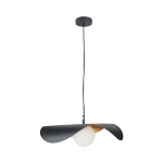Lampa wisząca ENZO 60 cm - czarno złota - zdjęcie produktu