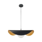 Lampa wisząca ENZO 60 cm - czarno złota - zdjęcie produktu