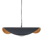 Lampa wisząca ENZO 60 cm - czarno złota - zdjęcie produktu