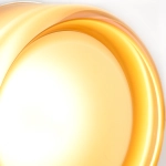 Lampa ścienna CANDY LED 13,5 cm bursztynowy - zdjęcie produktu