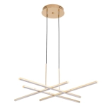 Lampa wisząca CRISS CROSS LED złota 78 cm - zdjęcie produktu
