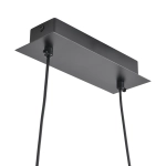 Lampa wisząca ZIGZAG 90 cm - LED, czarna, falista listwa - zdjęcie produktu