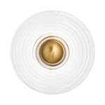 Lampa ścienna HELIOS 30 cm transparentno złota - zdjęcie produktu