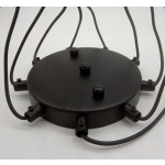 Lampa wisząca LINEA-9 czarna - zdjęcie produktu