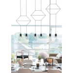 Lampa wisząca LINEA-2 czarna 35 cm - zdjęcie produktu