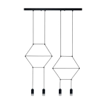 Lampa wisząca LINEA-4 LONG czarna 70 cm - zdjęcie produktu