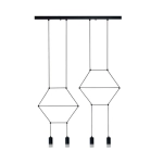 Lampa wisząca LINEA-4 LONG czarna 70 cm - zdjęcie produktu
