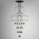 Lampa wisząca LINEA-43 czarna 90 cm - zdjęcie produktu
