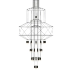 Lampa wisząca LINEA-43 czarna 90 cm - zdjęcie produktu