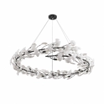 Lampa wisząca BOTANIKA 150 cm - czarna, G9, regulowana, designerska - zdjęcie produktu
