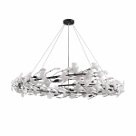 Lampa wisząca BOTANIKA 150 cm - czarna, G9, regulowana, designerska - zdjęcie produktu