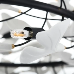 Lampa wisząca BOTANIKA 150 cm - czarna, G9, regulowana, designerska - zdjęcie produktu