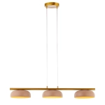 Lampa wisząca OLAF 3 złoty szczotkowany ciepły beż 41685 Sigma - zdjęcie 1