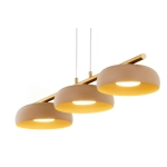 Lampa wisząca OLAF 3 złoty szczotkowany ciepły beż 41685 Sigma - zdjęcie 4