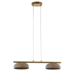 Lampa wisząca OLAF 2 złoty szczotkowany ciepły beż 41686 Sigma - zdjęcie 1