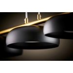 Lampa wisząca OLAF 3 złoty szczotkowany czarny 41689 Sigma - zdjęcie 4