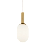 PLUUM 1 S ø10cm lampa wisząca złoty szczotkowany 41846 Sigma - zdjęcie 2