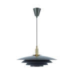 Skandynawska lampa wisząca Nordlux Bretagne - szara 39489910 - zdjęcie produktu