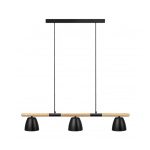 kinkiecik.pl Lampa wisząca czarna 3 klosze THEO 2112603003 Nordlux