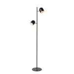 SKANSKA Lampa podłogowa LED Dim. 2x5W 2700K czarny 03703/10/30 Lucide - zdjęcie produktu