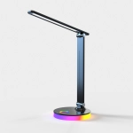 Lampa biurkowaLED nowoczesna czarna podstawa RGB SM-606 Zuma Line - zdjęcie produktu