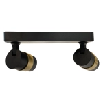 Spot Anillo 2xGU10 czarny LP-770/2W BK LIGHT PRESTIGE