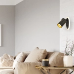 Spot Parma 1 1xGU10 + 1xLED CCT czarny LP-0612/1WS BK LIGHT PRESTIGE