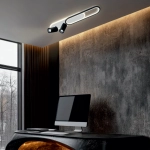 Spot Parma 1 długi czarny 1xGU10 LED CCT LP-0612/1C L BK Light Prestige