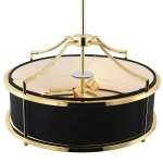 Lampa wisząca STANZA GOLD DARK NERO S Open Design Highlights