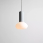 LAMPA WISZĄCA FLO SZARY S (opal glass) 7000G22_S Aldex - zdjęcie dodatkowe 2