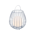 Szary lampion LED Jim To Go - Nordlux, bezprzewodowy 2218105010