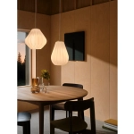 Szklana lampa wisząca Sallino – elegancka lampa z plisowanym kloszem 2612363001 Nordlux
