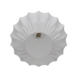 Szklana lampa wisząca Sallino – elegancka lampa z plisowanym kloszem 2612363001 Nordlux