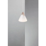 kinkiecik.pl Szklana lampa wisząca Strap 27 DFTP- biała 84313001