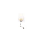TAINA z abażurem biała nikiel mat 230V E27 LED 28+3W 25° 3000K R12956 Rendl light studio