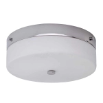 Duży plafon Tamar – 1 źródło światła – Polerowany chrom TAMAR-F-L-PC Elstead Lighting