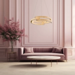 Lampa wisząca Tarja LED CCT złota LP-1810/1P GD LIGHT PRESTIGE