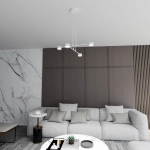 Lampa wisząca MODUS 4 WHITE 1340/4 EMIBIG Lighting