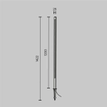 Lampa stojąca Oświetlenie krajobrazu Pole O440FL-L18GF3K Maytoni - zdjęcie dodatkowe 4