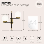 Kinkiet Nostalgia MOD050WL-02G Maytoni - zdjęcie dodatkowe 3